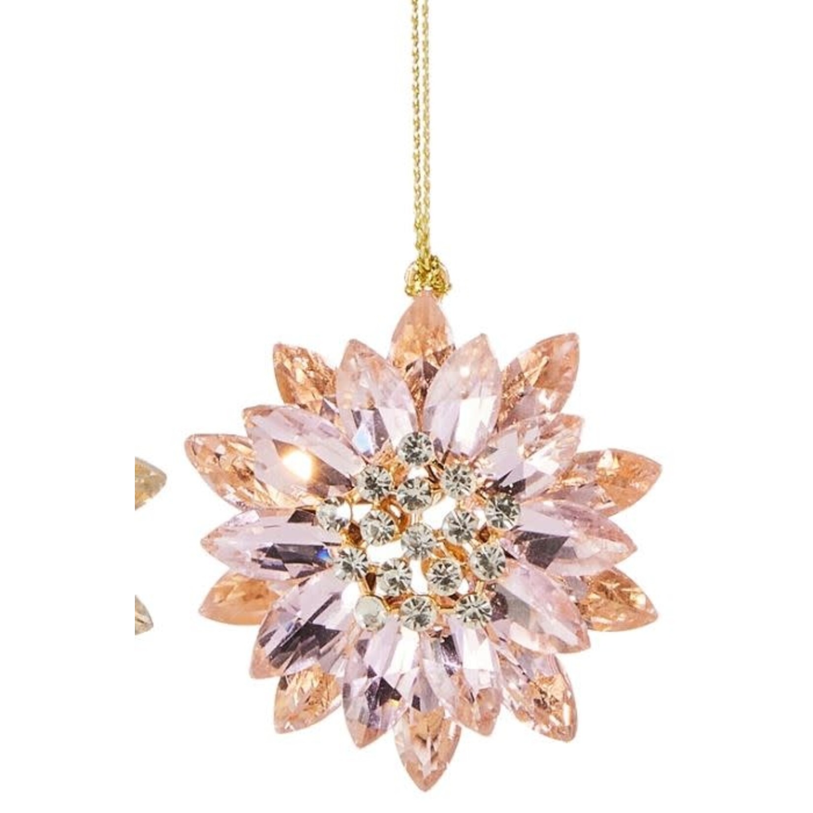 RAZ Imports Pastel Jeweled Brooch Ornament 2"