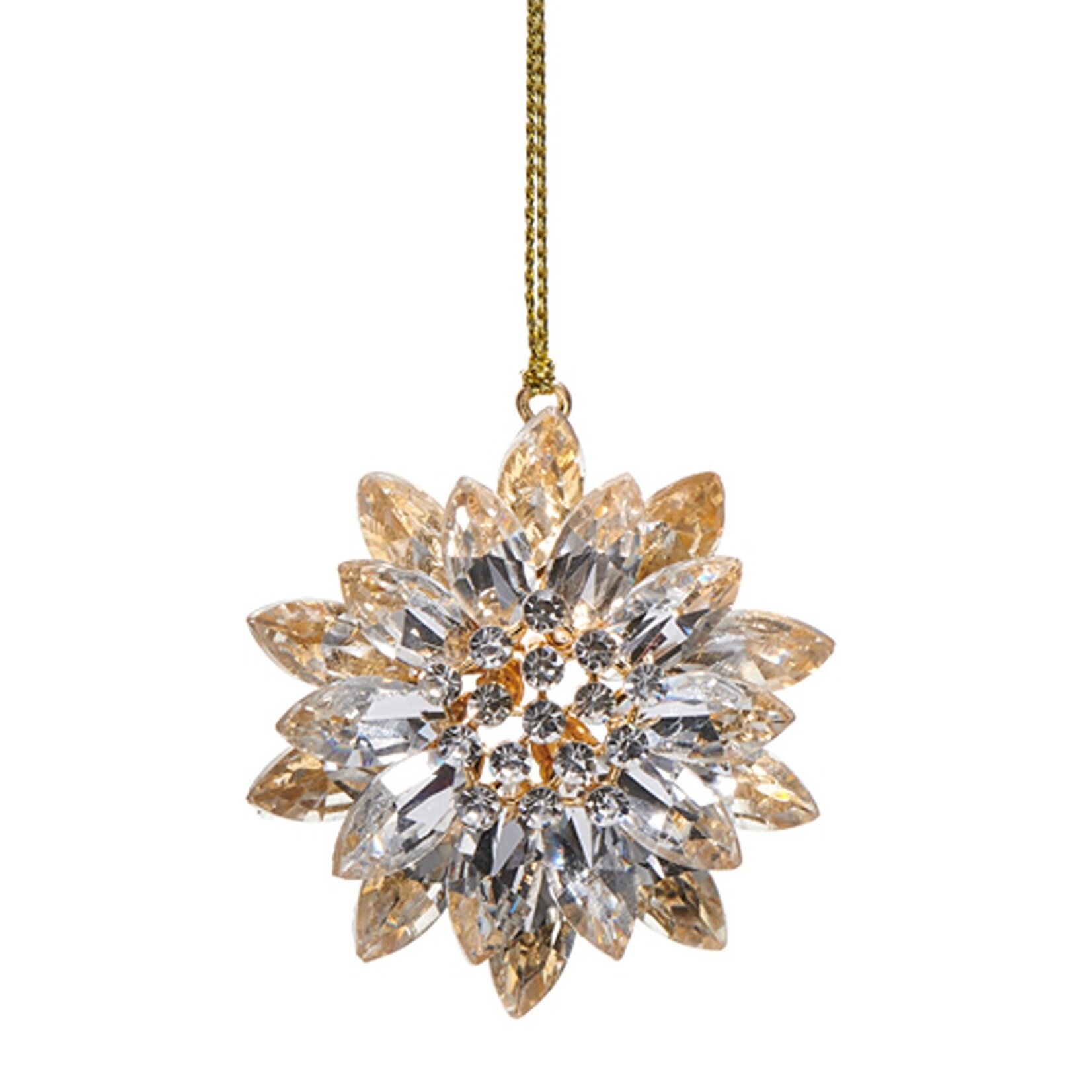 RAZ Imports Pastel Jeweled Brooch Ornament 2"