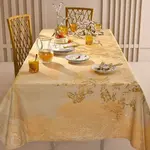 Garnier Thiebaut Soleil D'Or Dore Tablecloth 61"x120" Golden