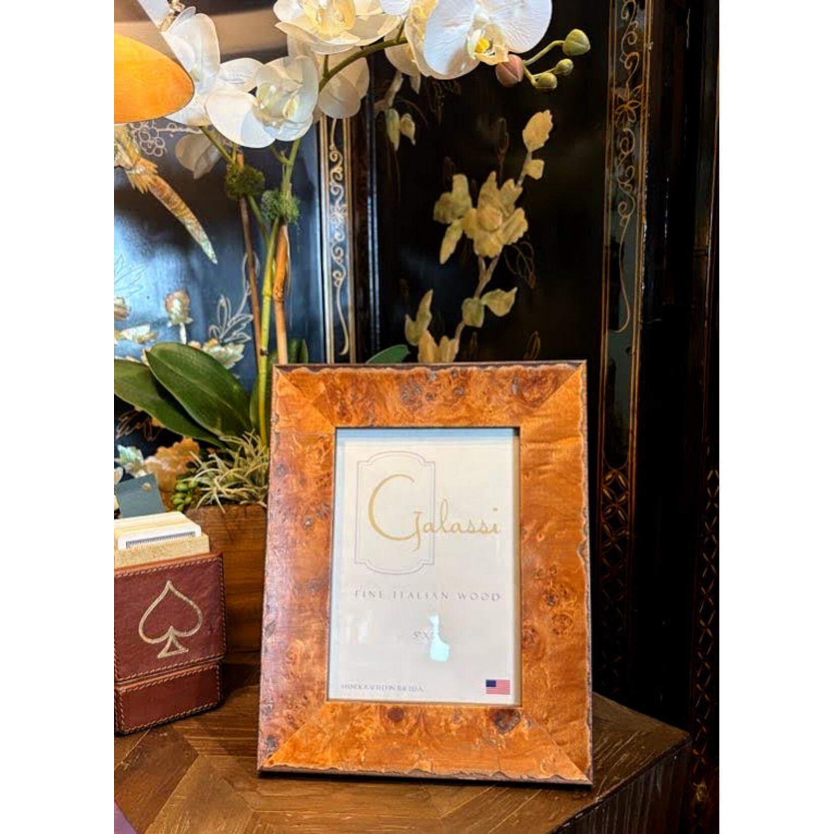 F.G. Galassi Rustic Pecan Photo Frame 5x7