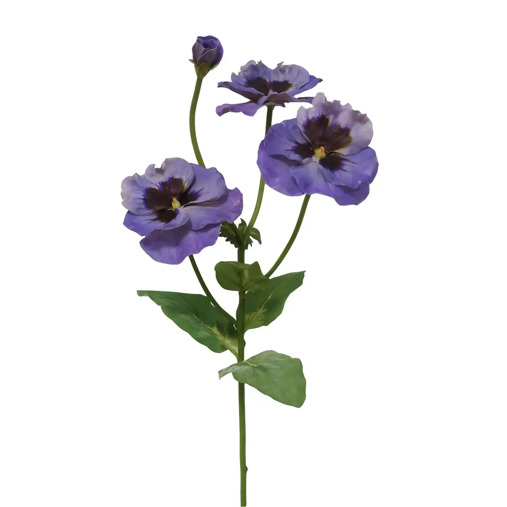 Winward Home Pansy Faux Stem 21"