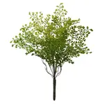 Winward Home Maidenhair Spring Fern Faux Bush 16"
