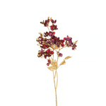 RAZ Imports Gilded Blossom Spray Crimson and Deep Plum 28"