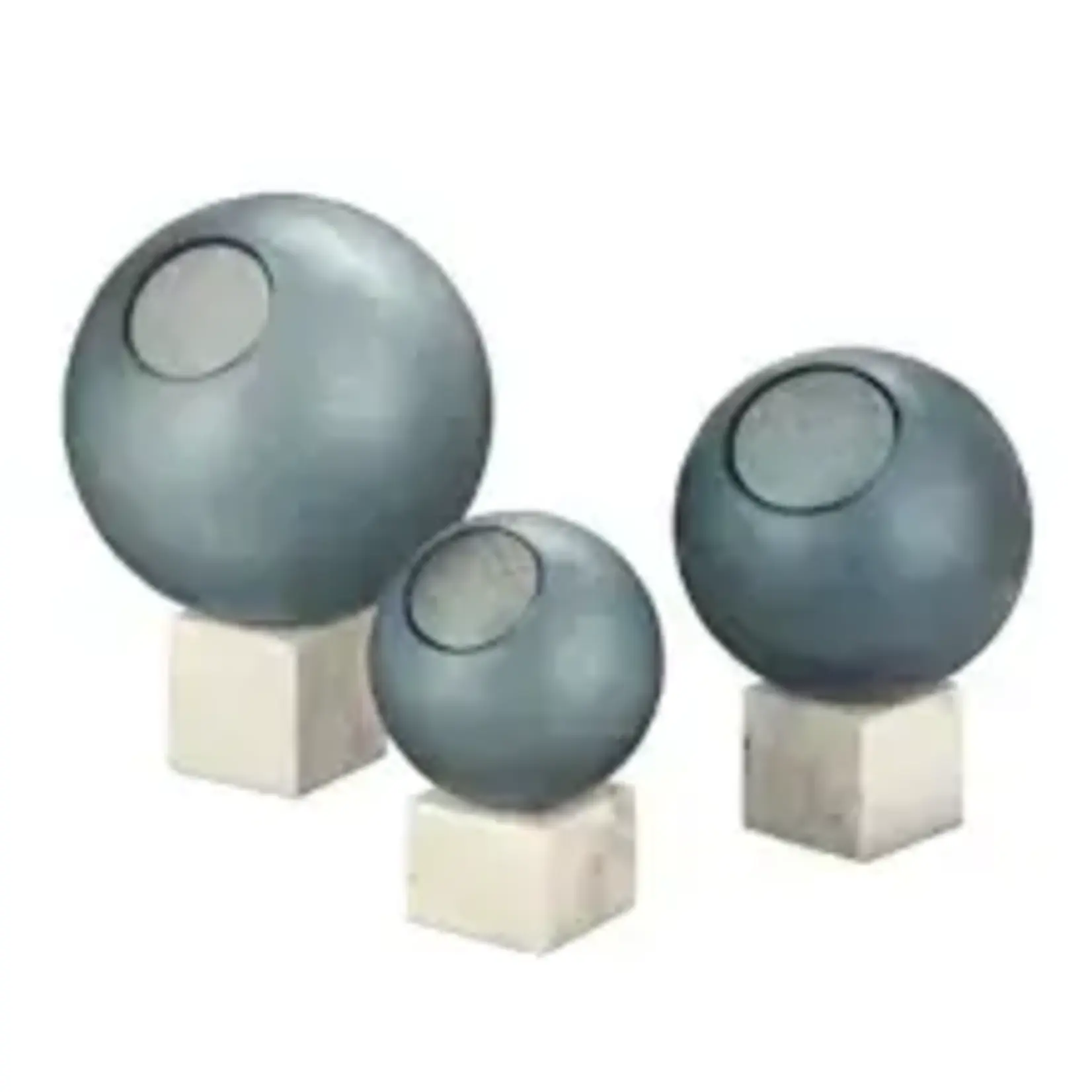 Currey & Company Fresno Blue Orb