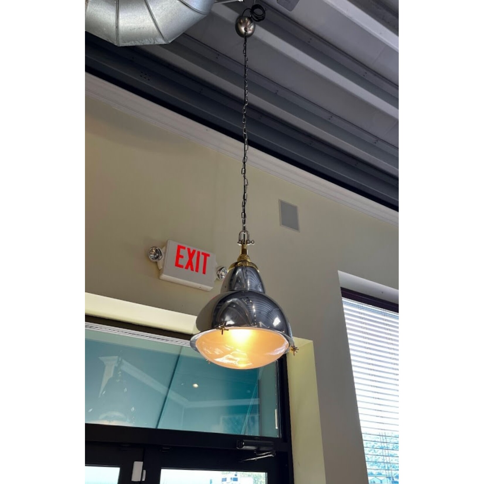 Blue Ocean Traders Industrial Pendant Aluminum & Brass Light