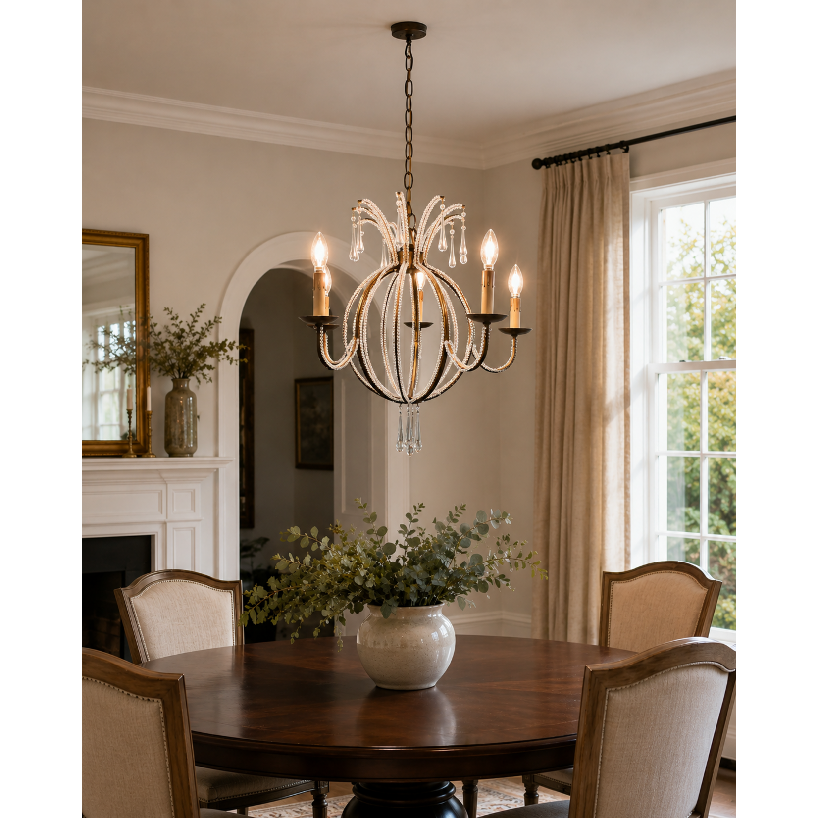 Designer's Studio Vintage Crystal Custom Chandelier