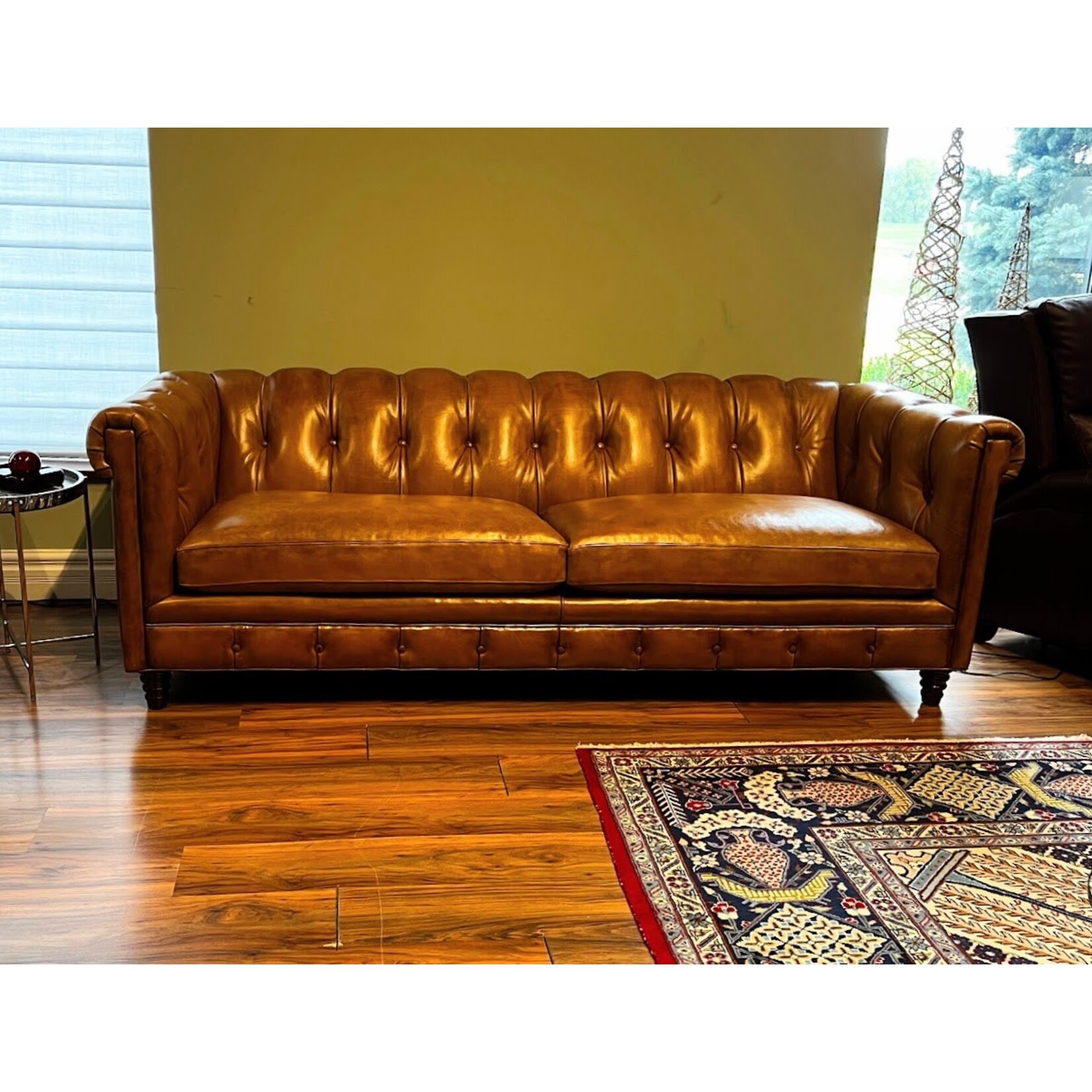 Hancock & Moore LLC Tavernwood Sofa Hyde Park Tan Burnished Leather