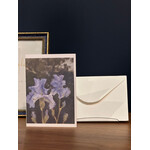 Abigail Joy Fine Art Twin Iris Blooms Greeting Card