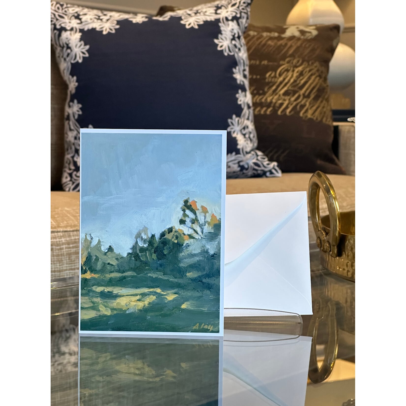 Abigail Joy Fine Art An Afternoon Stroll Greeting Card