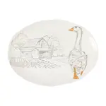 Vietri Fattoria Goose Large Oval Platter
