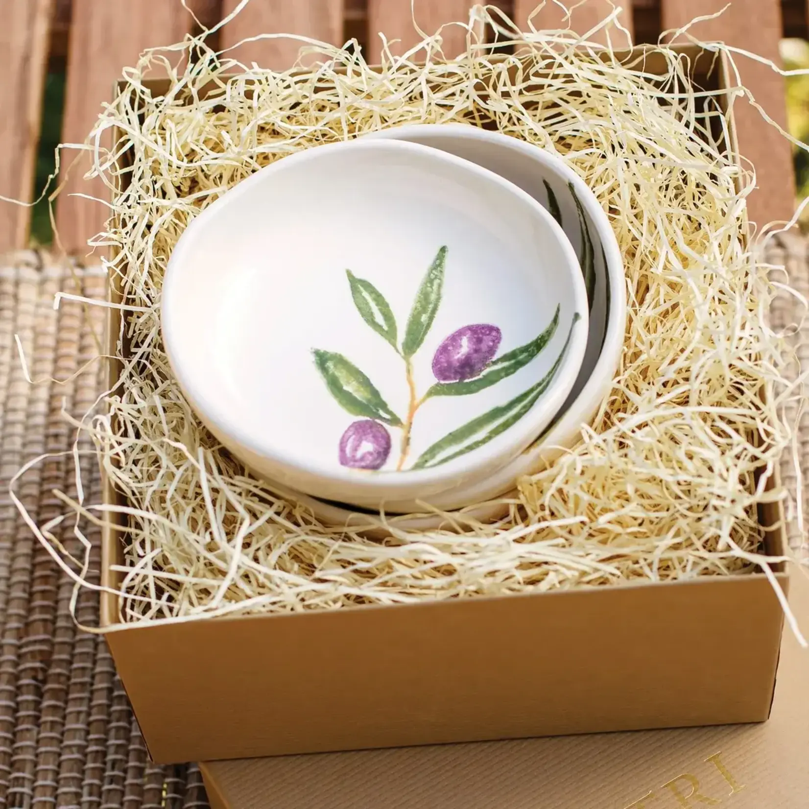 Vietri Oliva Condiment Bowls Set of 4
