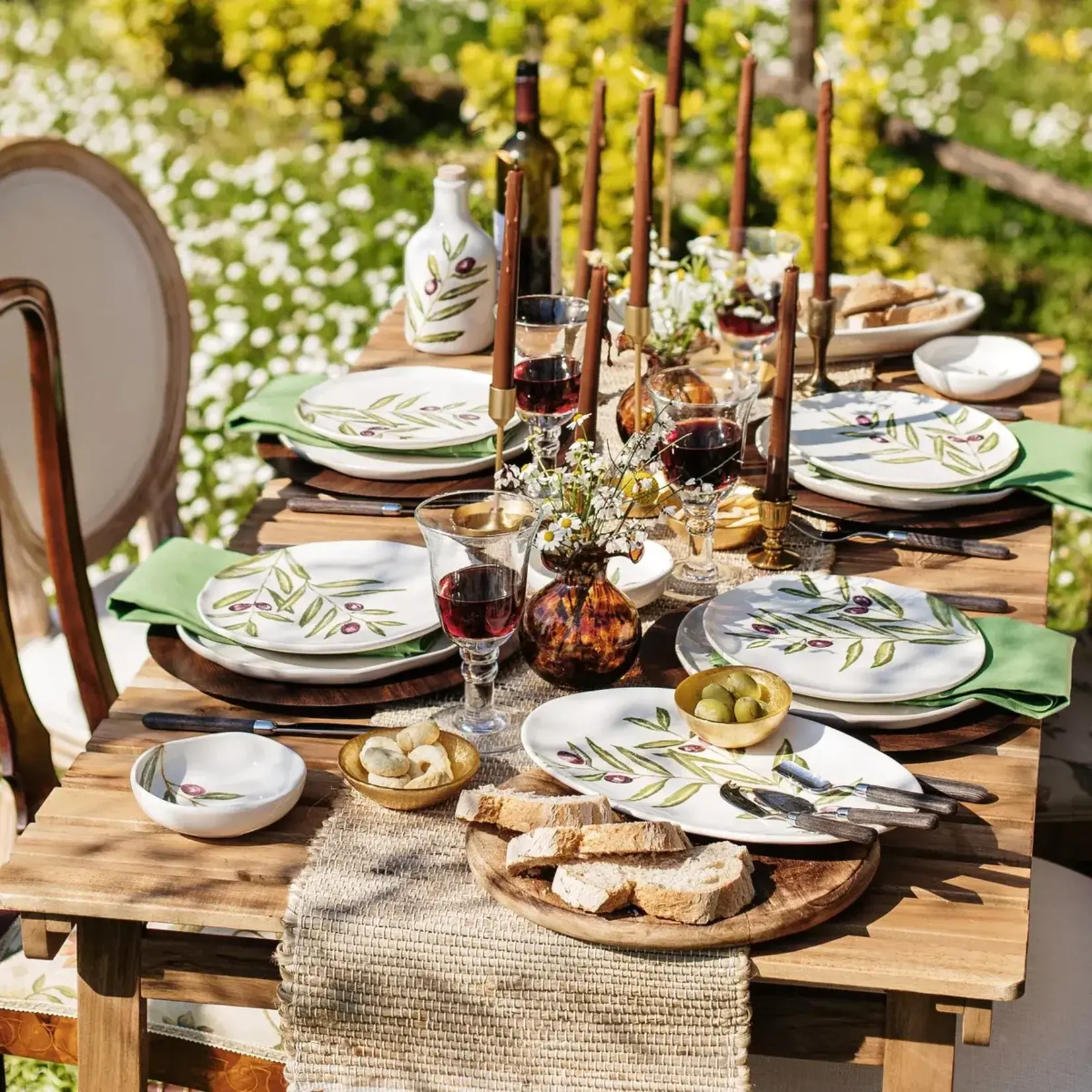 Vietri Oliva Small Oval Platter