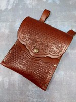 Medieval Leather Belt Pouch