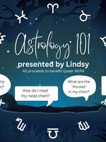 Class Ticket - Saturday, July 8th 4-6pm - Astrology 101 Presented by Lindsy