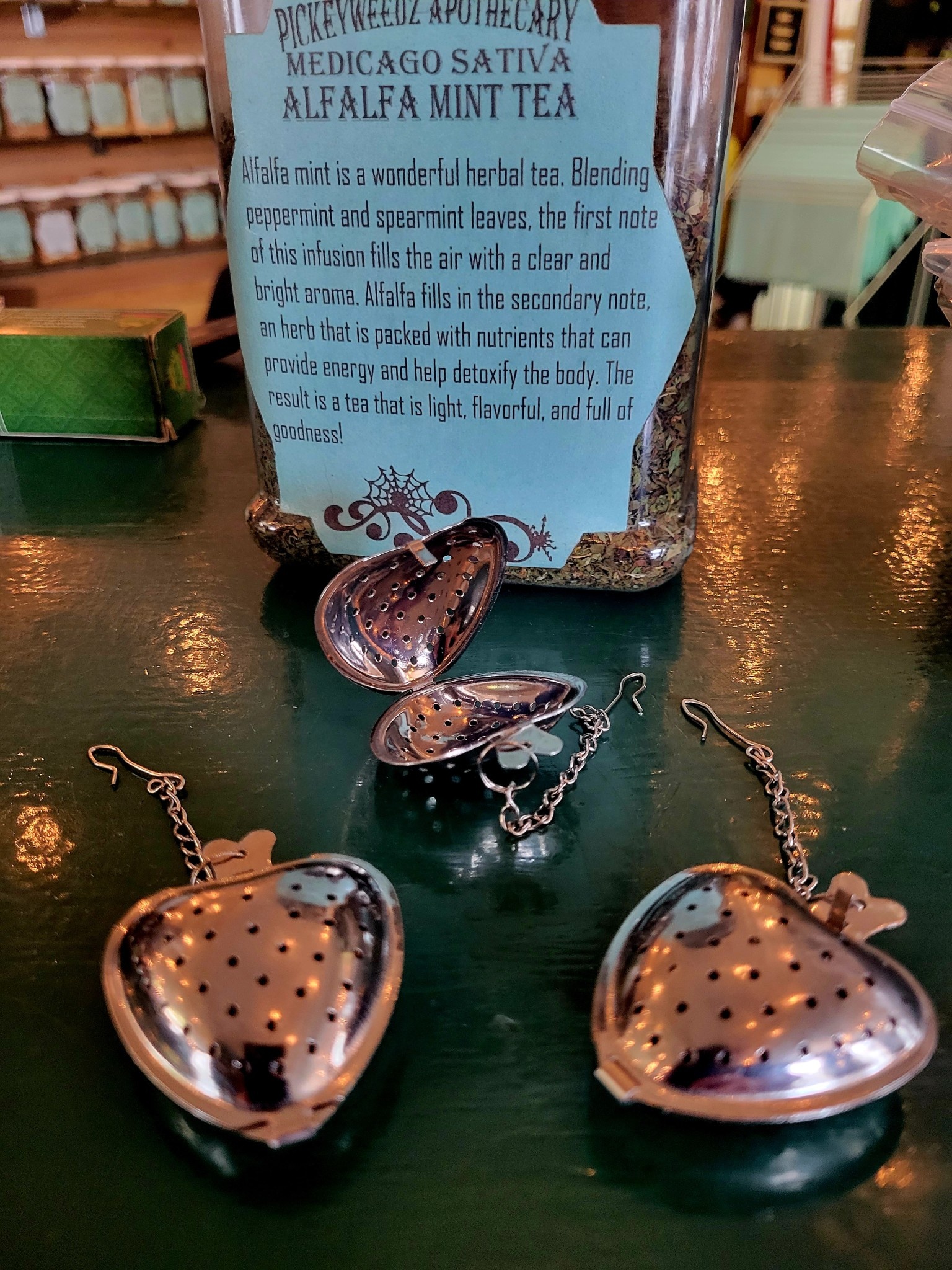 Heart Shaped Tea Infuser - Pickeyweedz LLC
