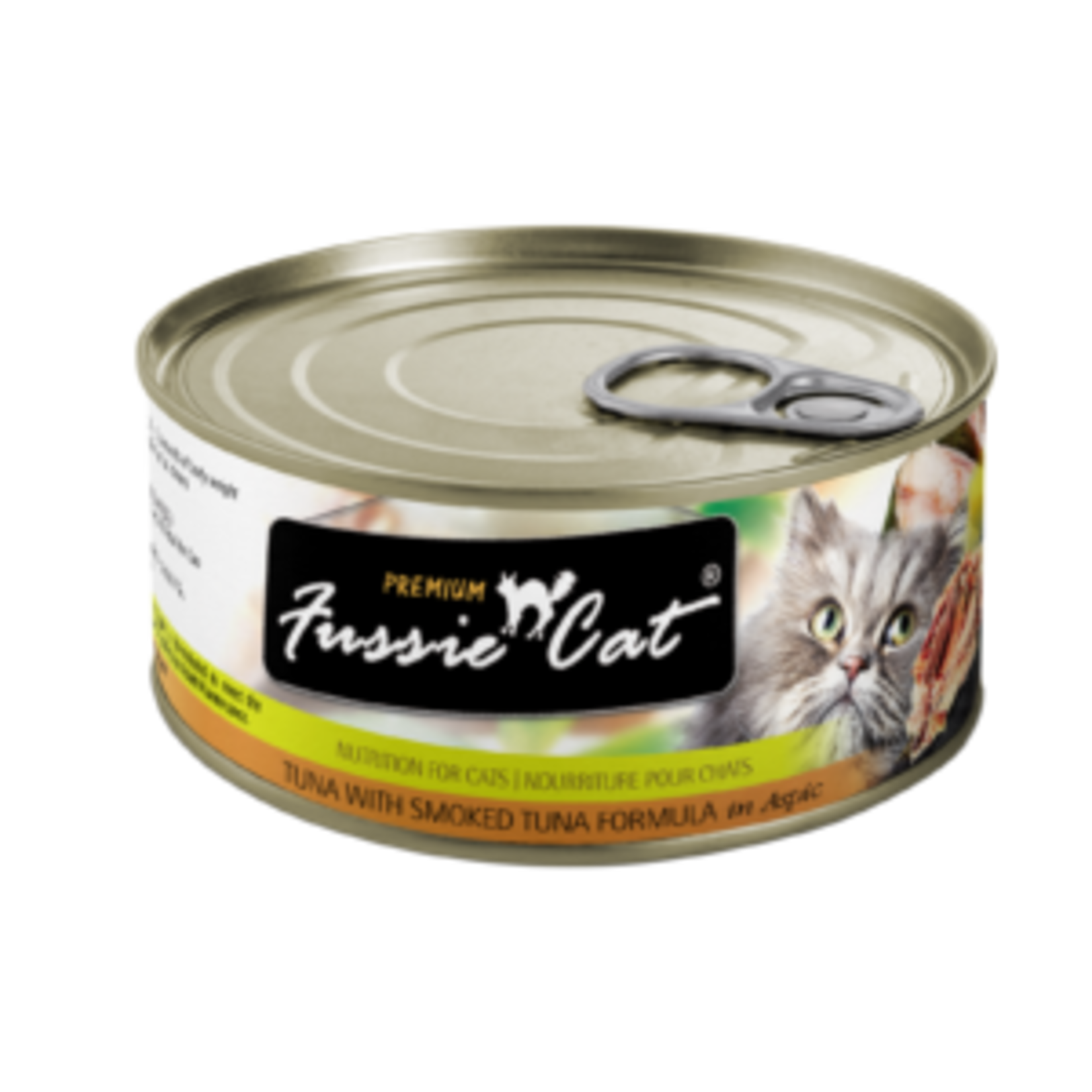 Fussie Cat Fussie Cat Premium - Tuna & Smoked Tuna in Aspic 2.82oz (case 24)
