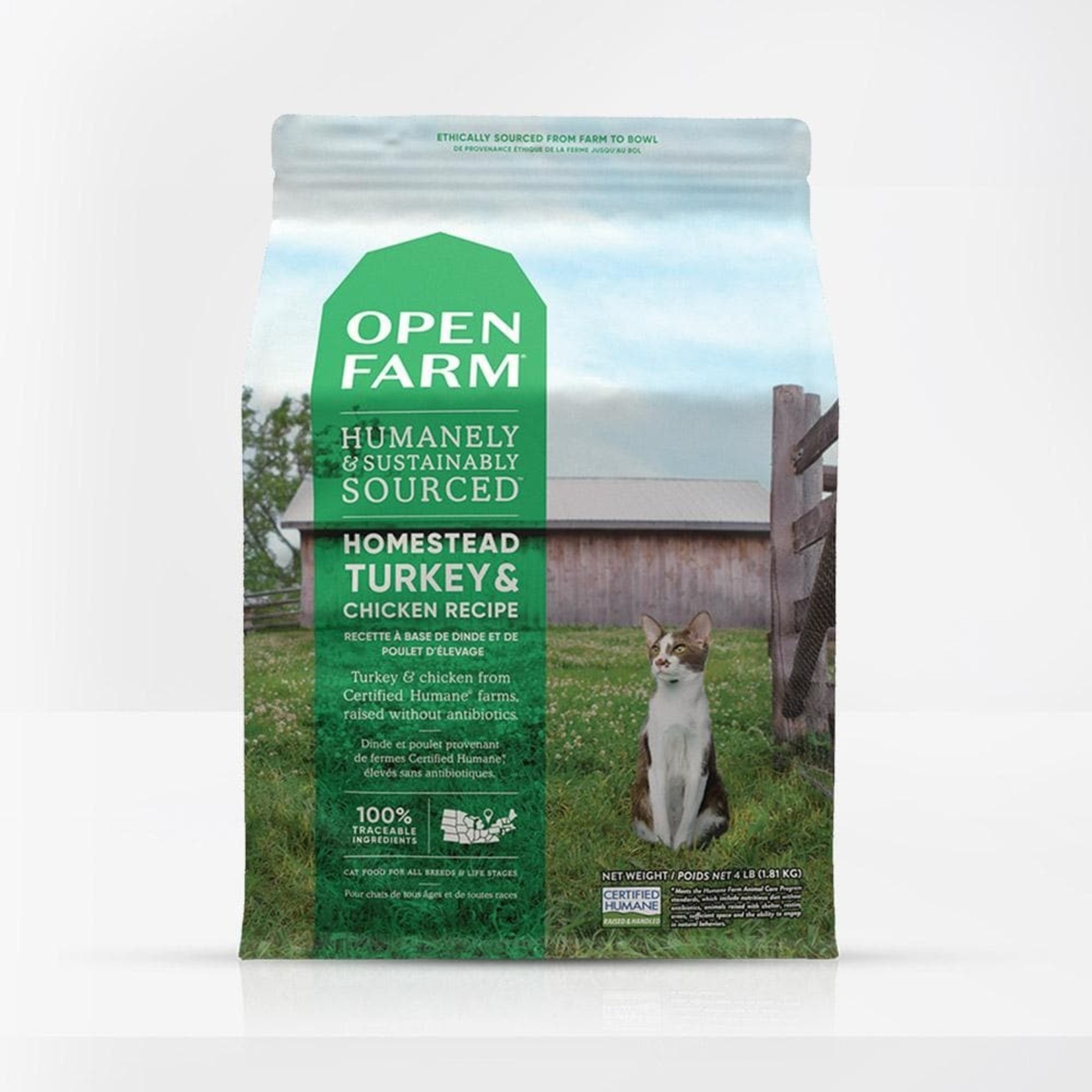 Open Farm Open Farm Cat Grain Free Homestead Turkey and Chicken 4lbs
