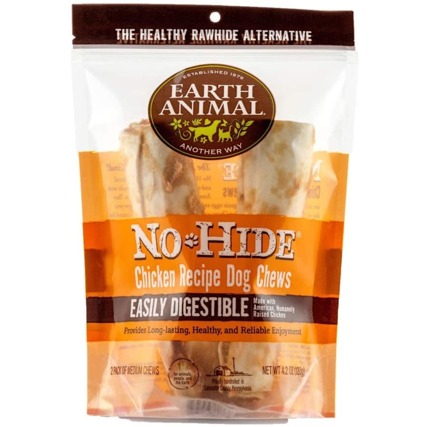 Earth Animal Earth Animal No Hide Chicken 7" 2 Pack