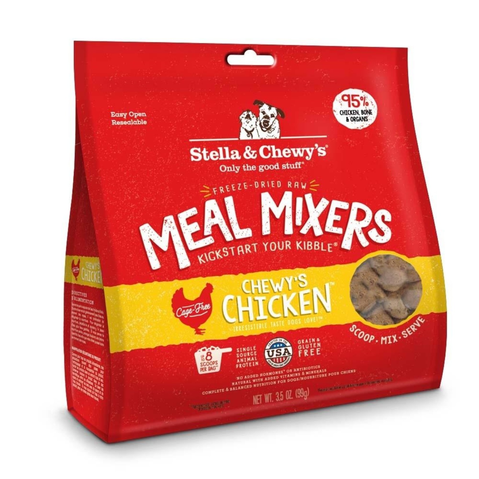 Stella & Chewy Stella & Chewy's Dog Freeze Dried Raw Chicken Meal Mixers 3.5oz