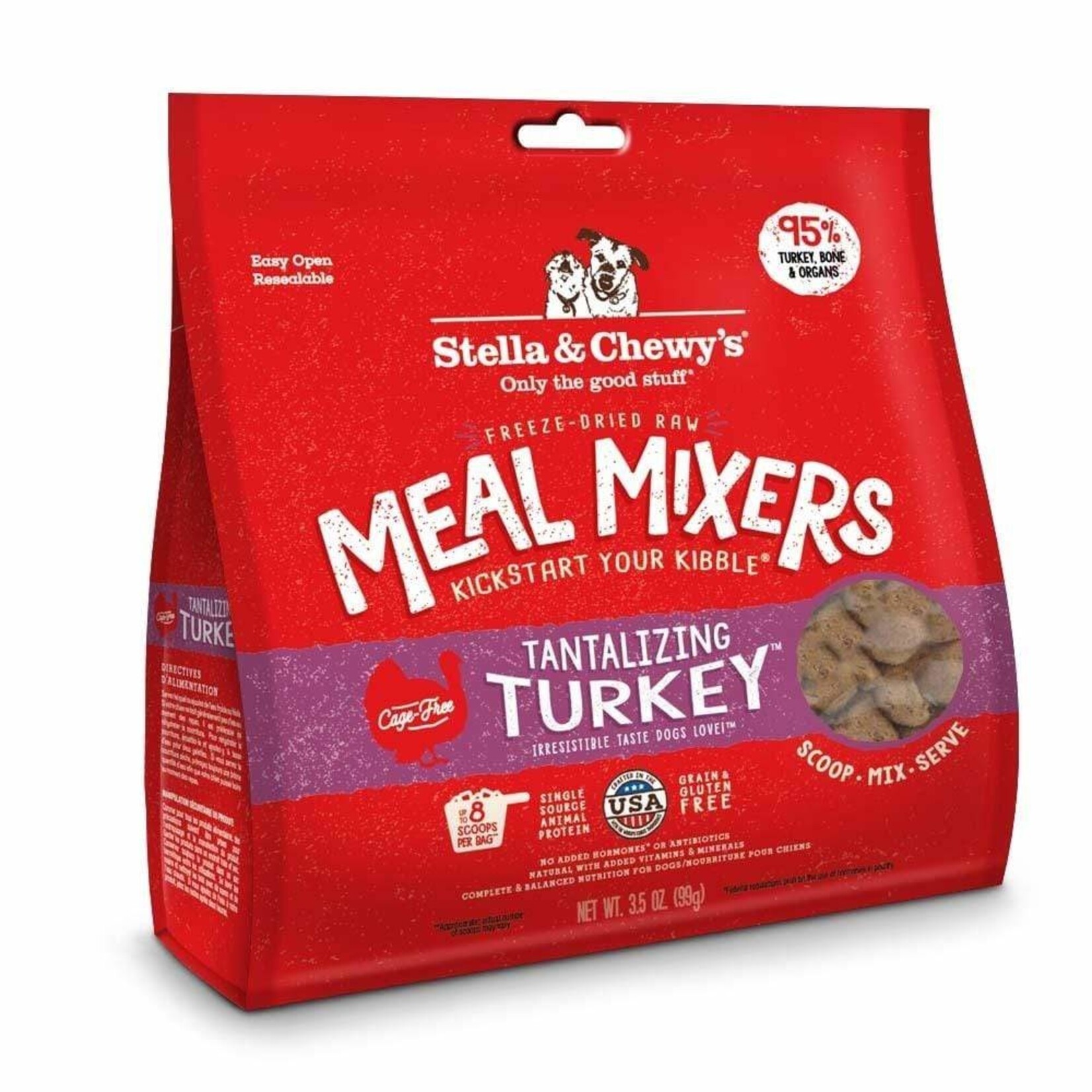 Stella & Chewy Stella and Chewy's Freeze Dried Raw Tantalizing Turkey Meal Mixers 3.5oz