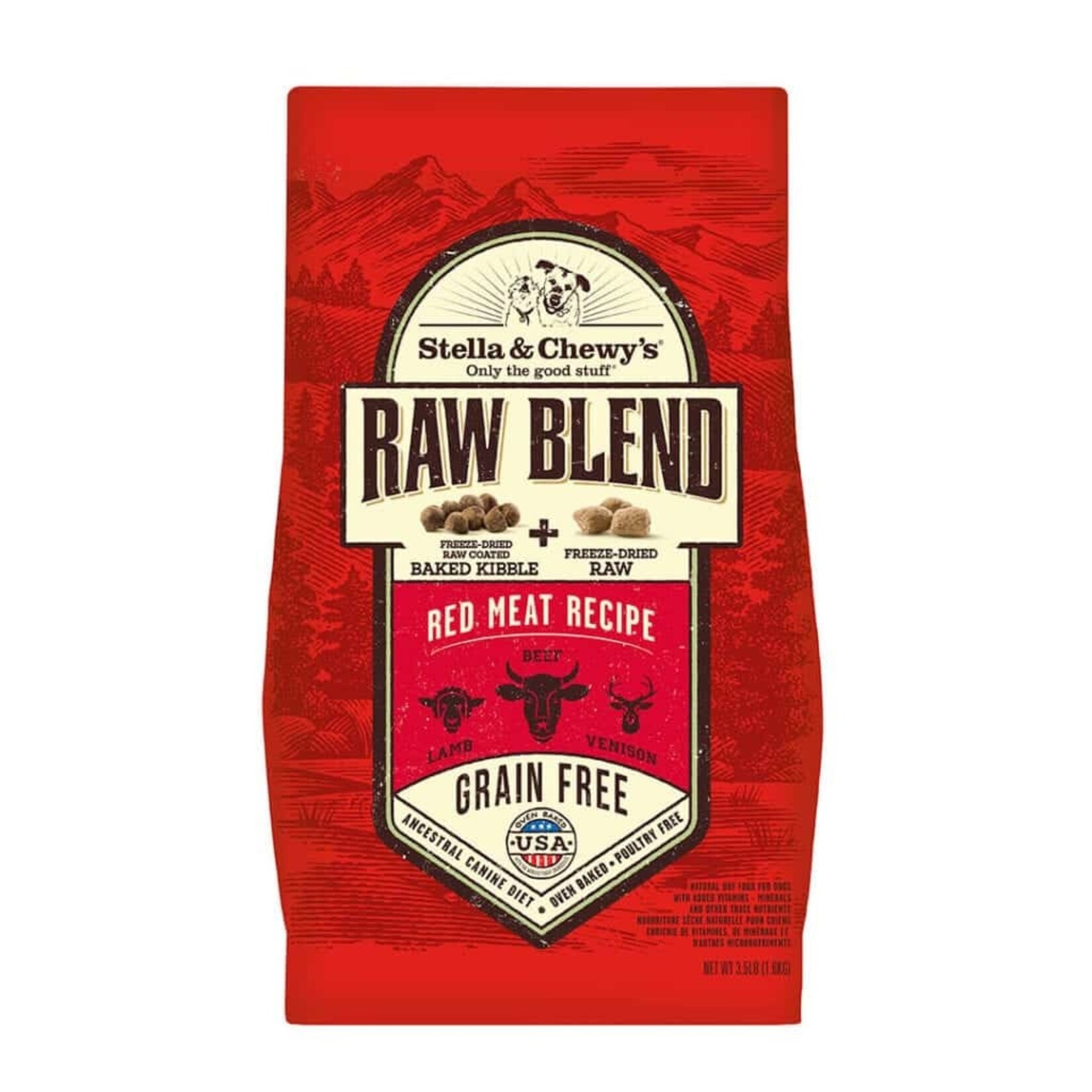 Stella & Chewy Stella & Chewy's Dog Raw Blend Kibble Red Meat Recipe 3.5lb