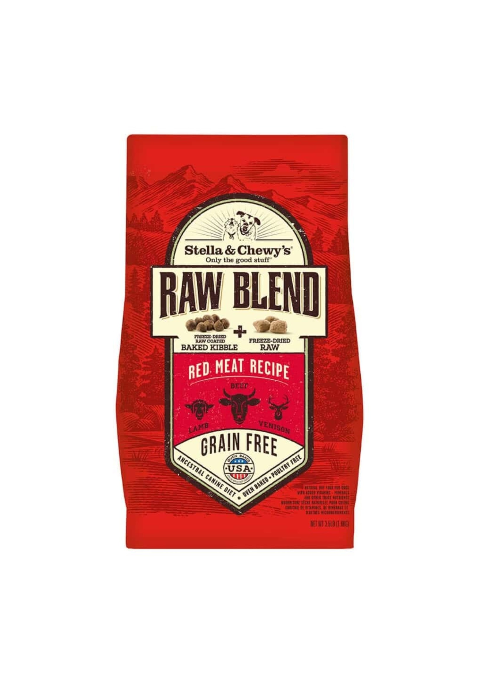 Stella & Chewy Stella & Chewy's Dog Raw Blend Kibble Red Meat Recipe 3.5lb