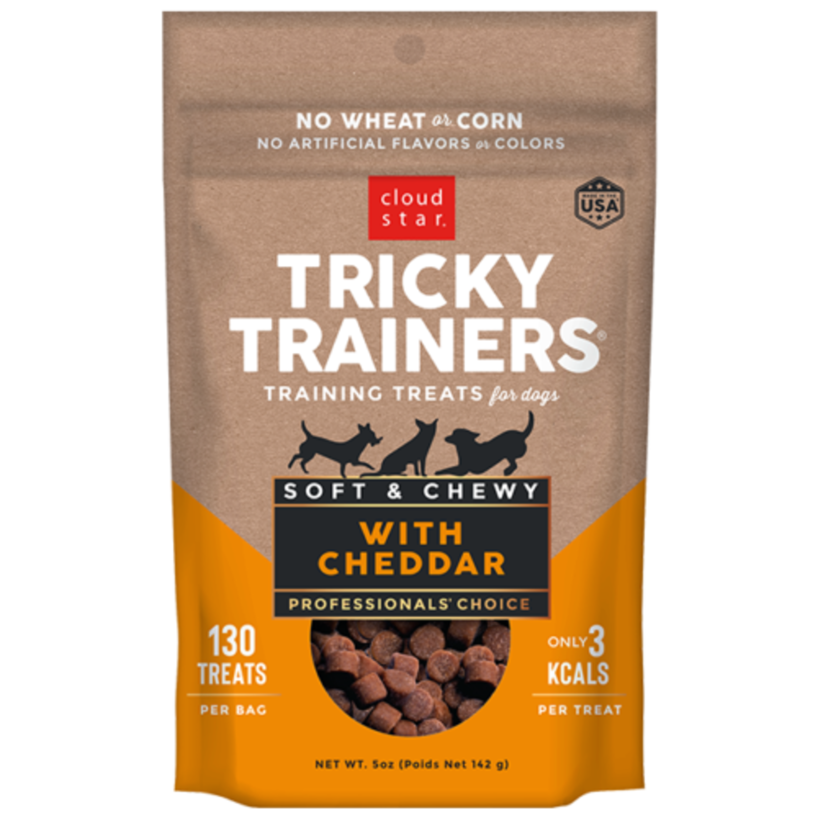 Cloud Star Cloud Star Tricky Trainer Chewy Cheese 5oz