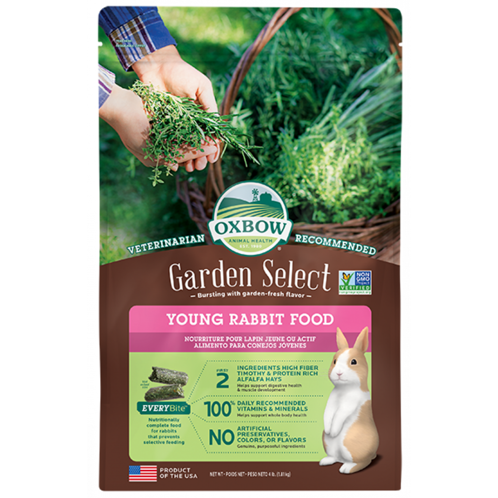 OXBOW Oxbow Garden Select Young Rabbit Food 4lb