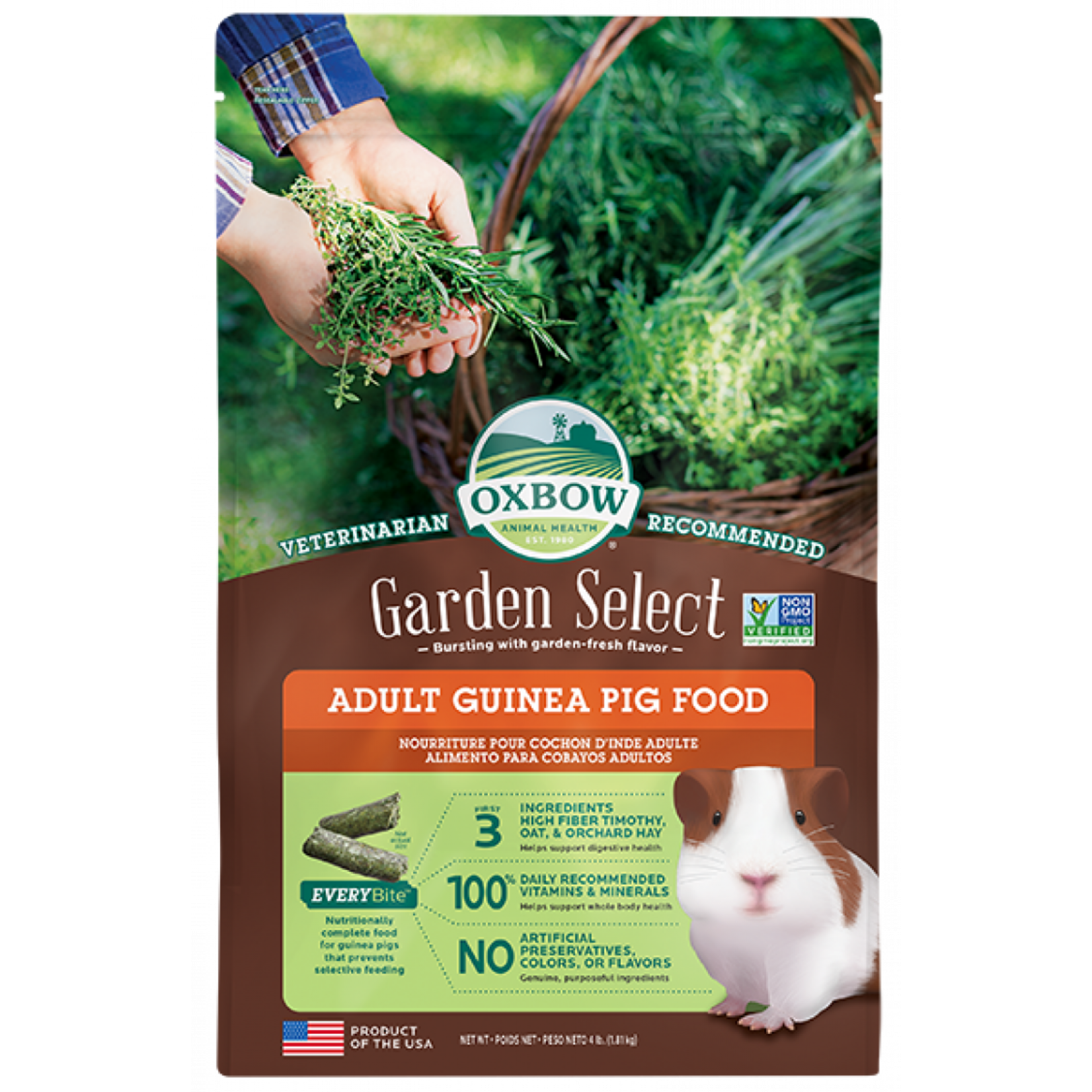 OXBOW Oxbow Garden Select Adult Guinea Pig Food 5lb