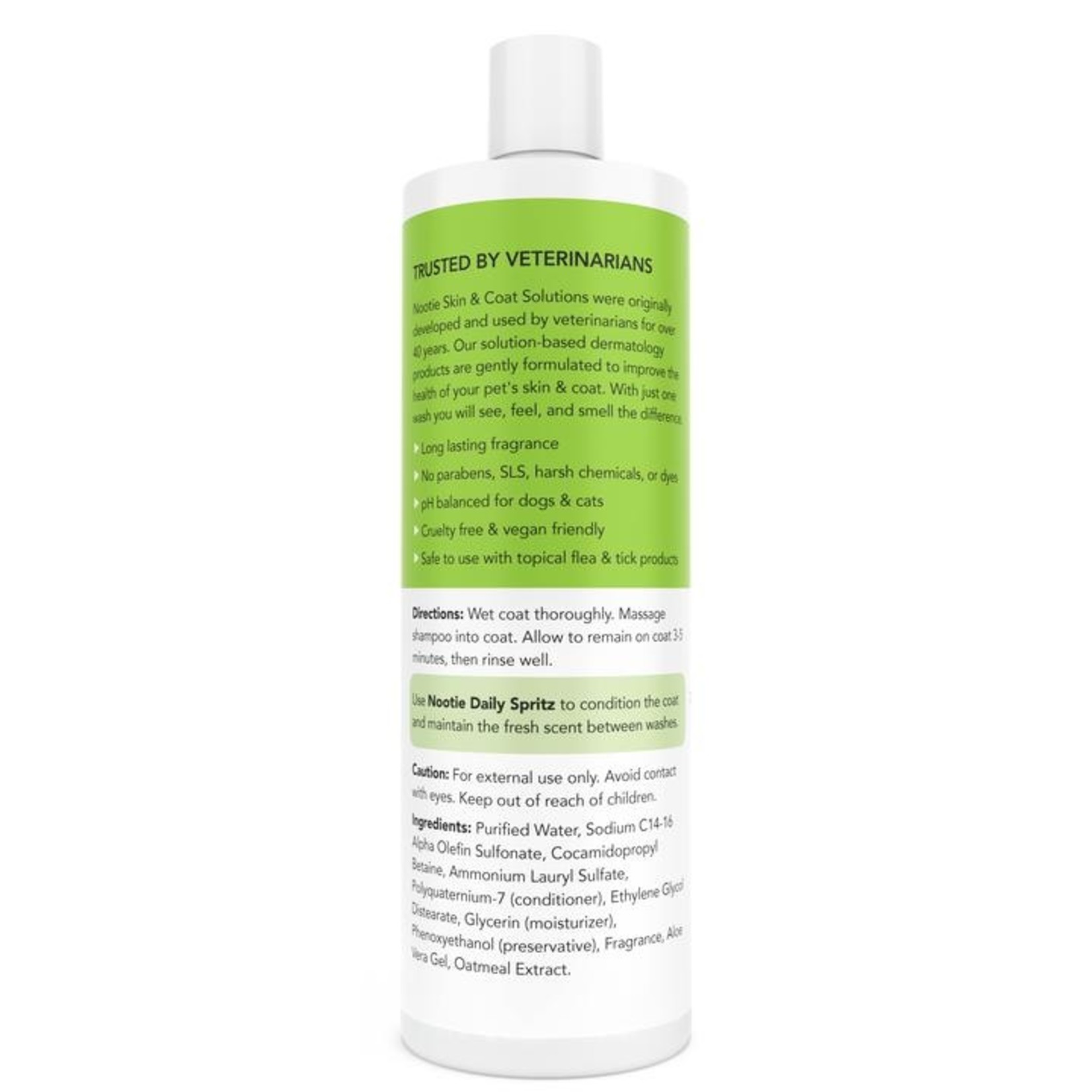 Nootie Cucumber Melon Soothing Aloe & Oatmeal Pet Shampoo 16oz