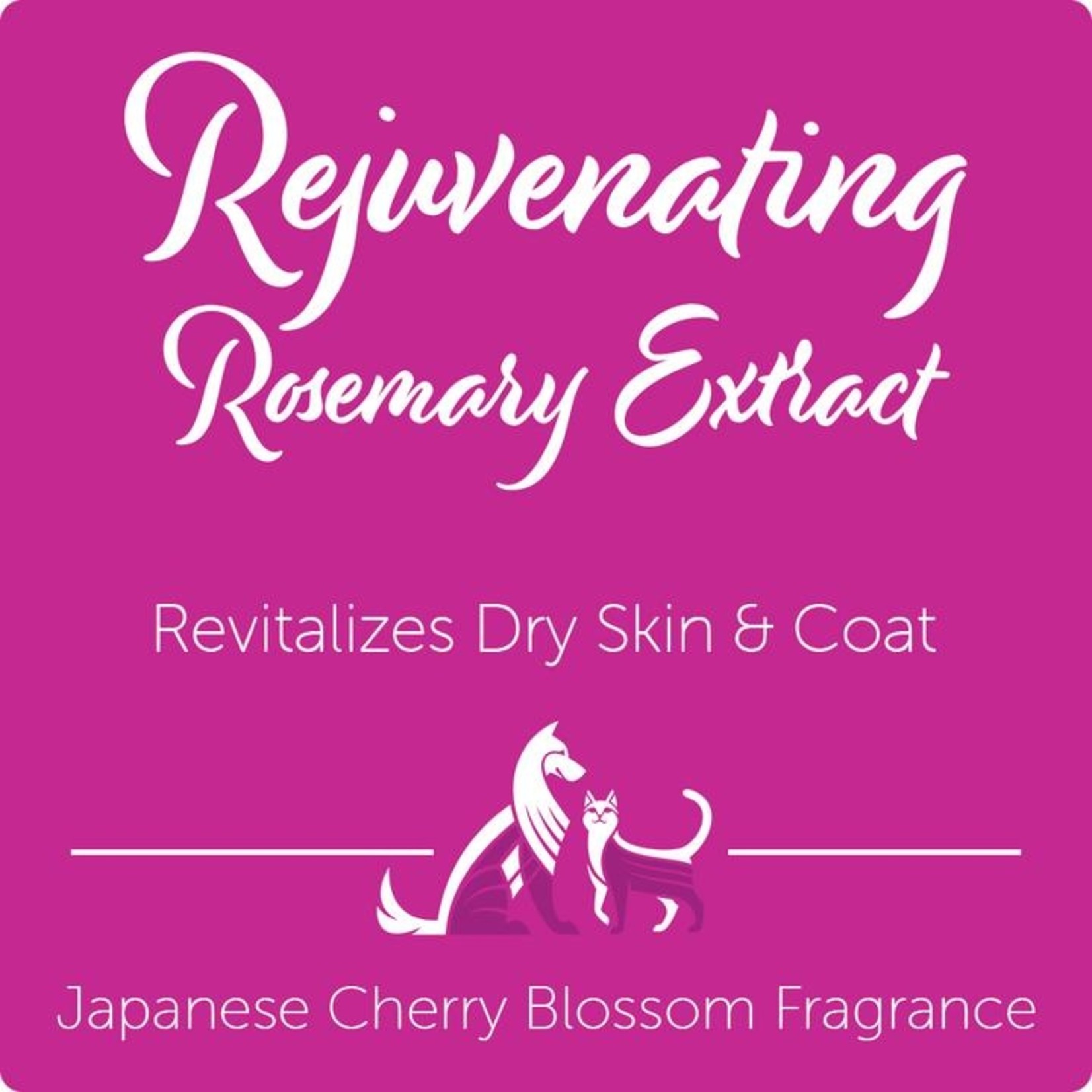 Noote Japanese Cherry Blossom Rejuvenating Rosemary Extract Pet Shampoo 16oz