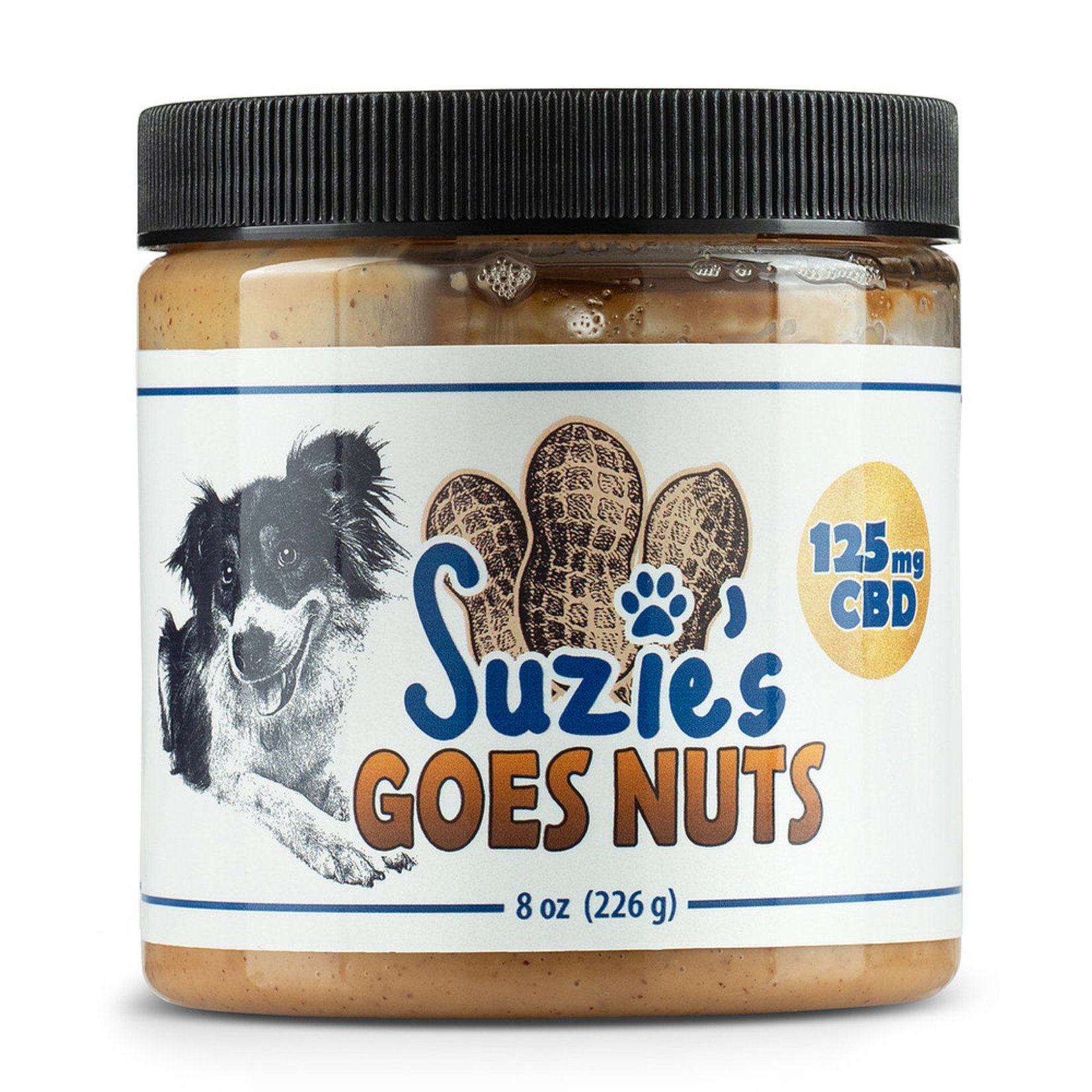 SUZIE Suzie's Goes Nuts  Peanut Butter Jar 125mg 8 oz