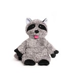 FabDog fabdof Small Fluffy Raccoon Toy