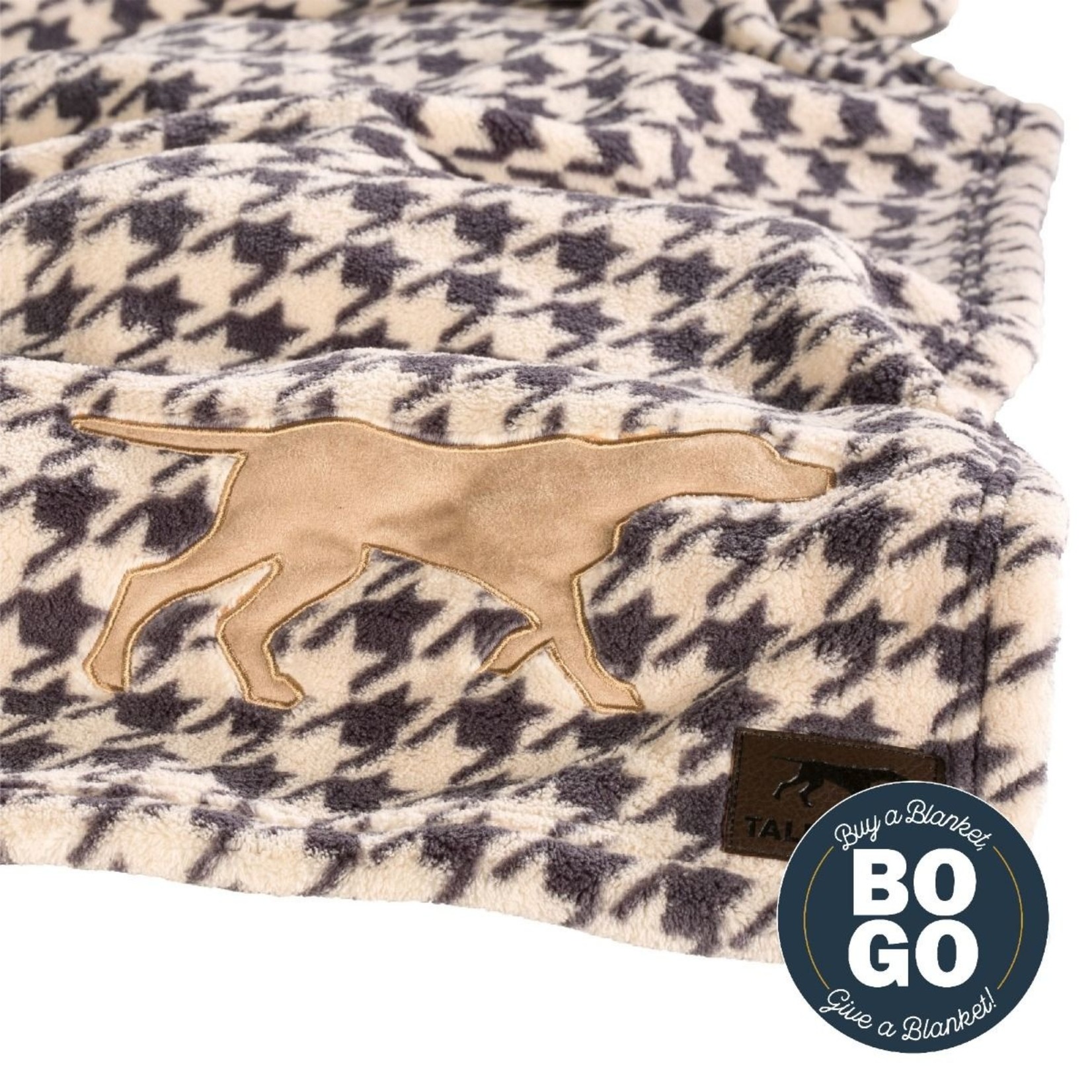 Tall Tails Tall Tails Houndstooth Dog Blanket 40" X 60"