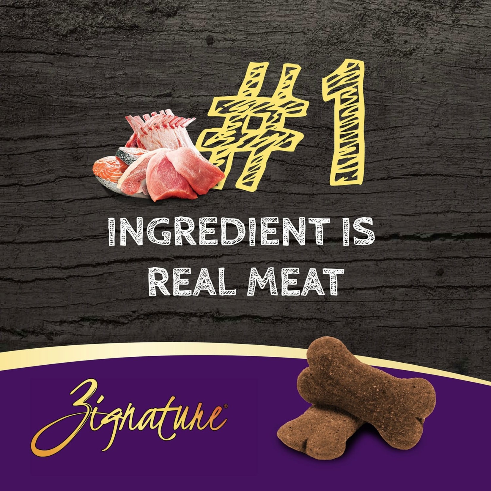 Zignature Zignature Zssential Formula Ziggy Bar Biscuit Treats for Dogs 12oz