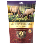 Zignature Zignature Venison Formula Ziggy Bar Biscuit Treats for Dogs 12oz