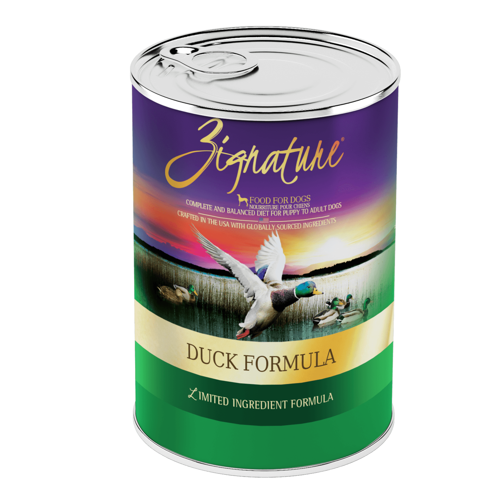 Zignature Zignature Duck Formula Canned Dog Food 13oz