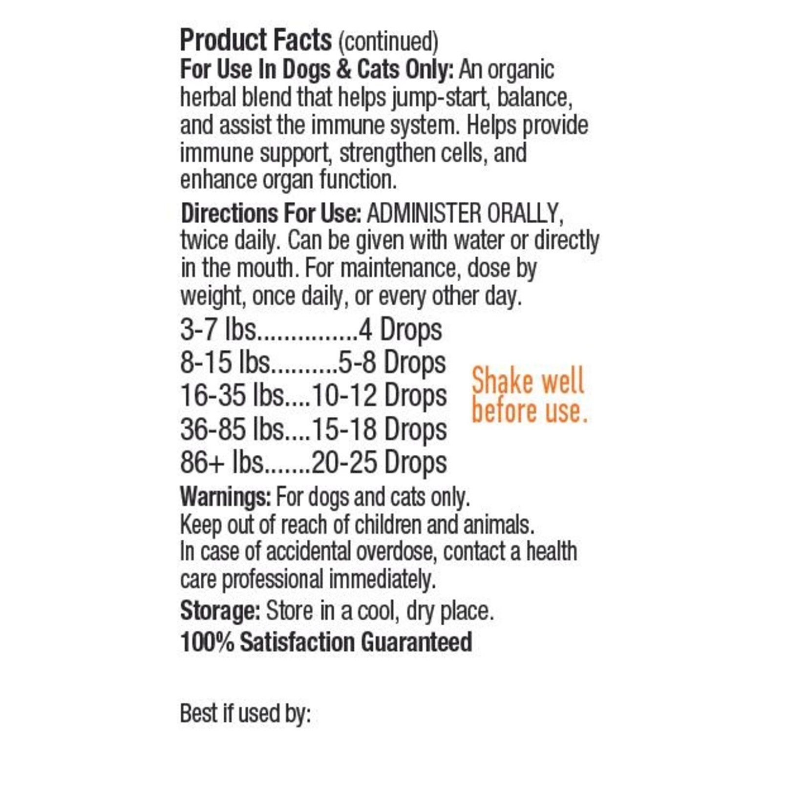 Earth Animal Earth Animal Immune Support 2 oz