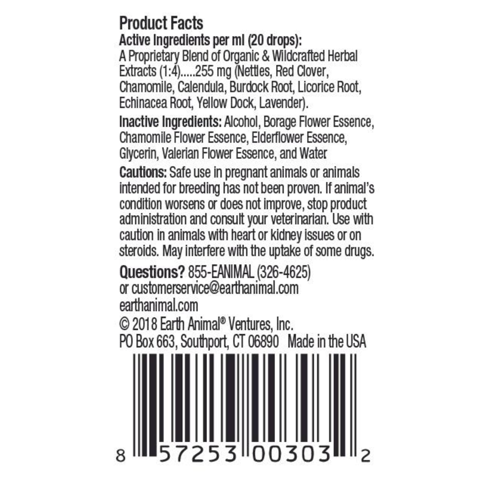 Earth Animal Earth Animal Allergy and Skin Remedy 2 oz