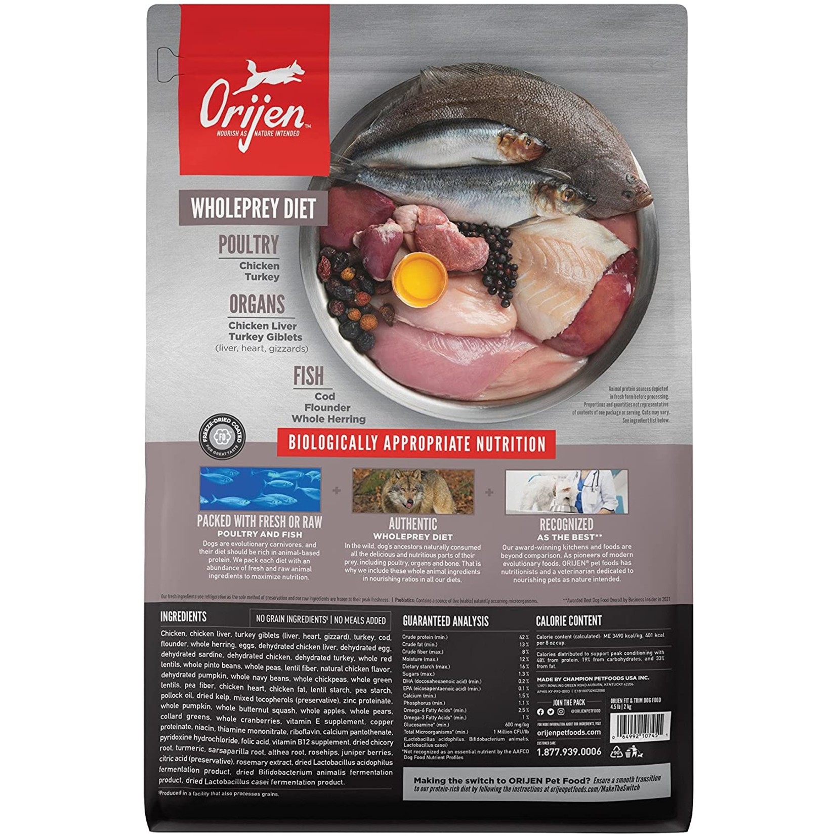 Orijen ORIJEN Fit and Trim 4.5 lb