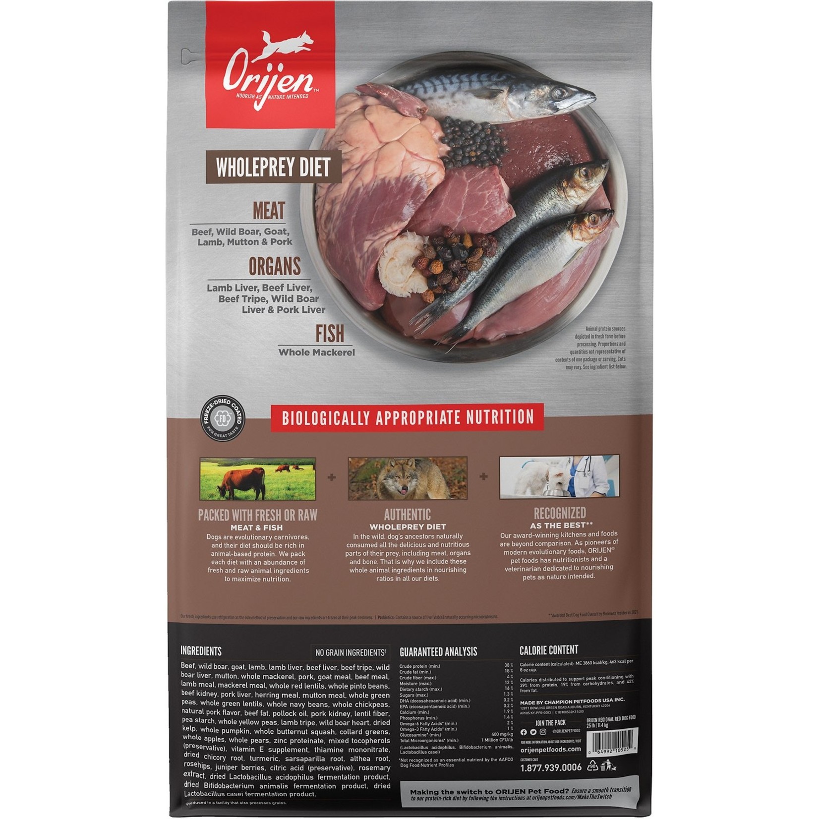 Orijen ORIJEN Regional Red Grain-Free Formula 25lb