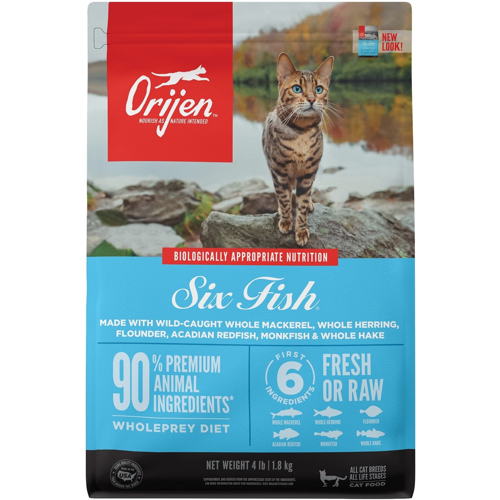 Orijen ORIJEN Cat Six Fish Formula 4lb