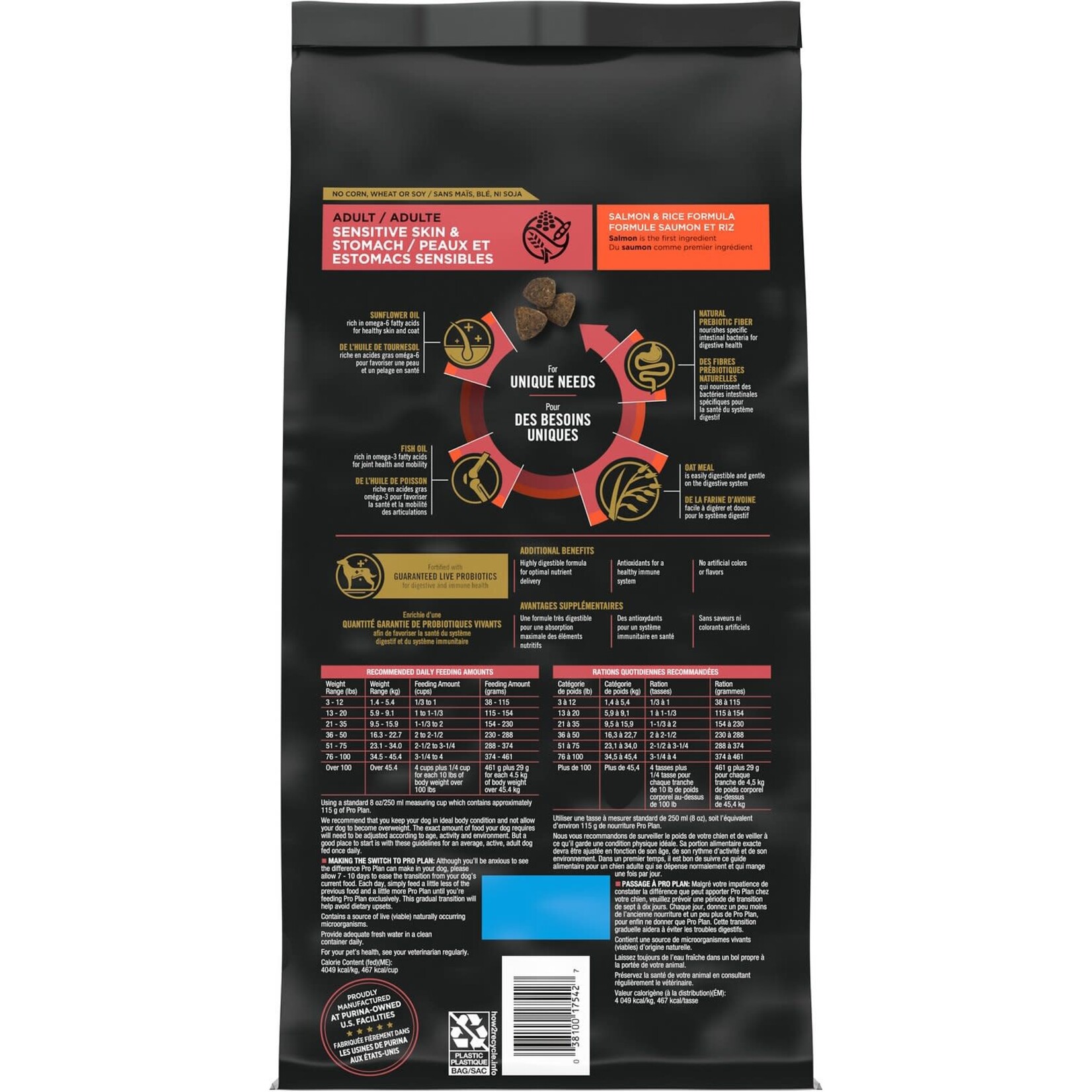 Purina Pro Plan Purina Pro Plan Adult Sensitive Skin & Stomach Salmon & Rice Formula 5lb
