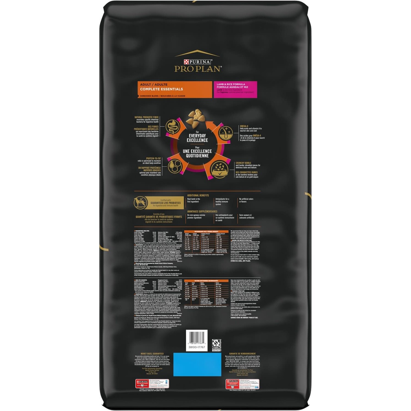 Purina Pro Plan Purina Pro Plan Complete Essentials Shredded Blend Lamb & Rice Formula 47lb