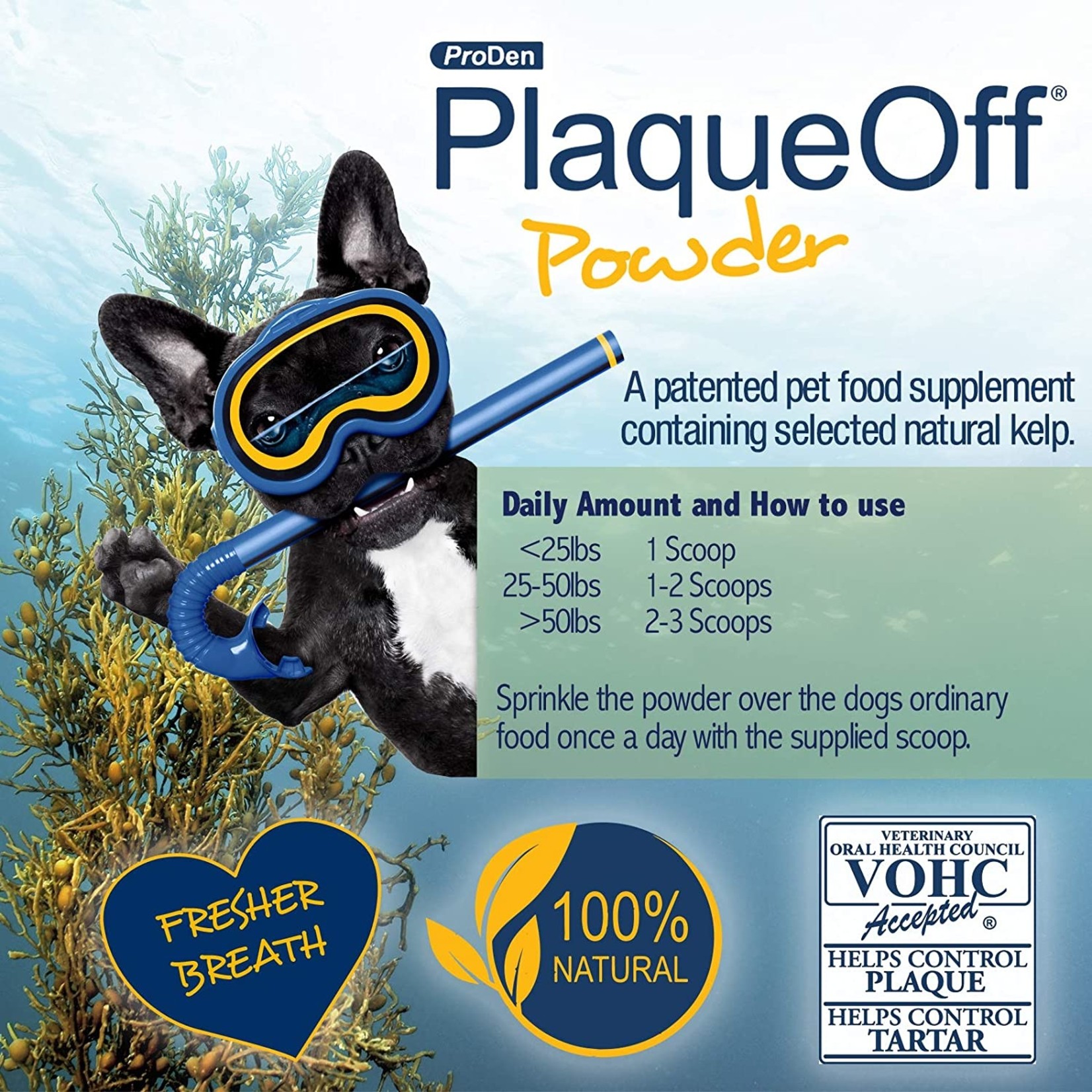 Plaque Off PRODEN Dog and Cat  PLAQUEOFF Powder 60G