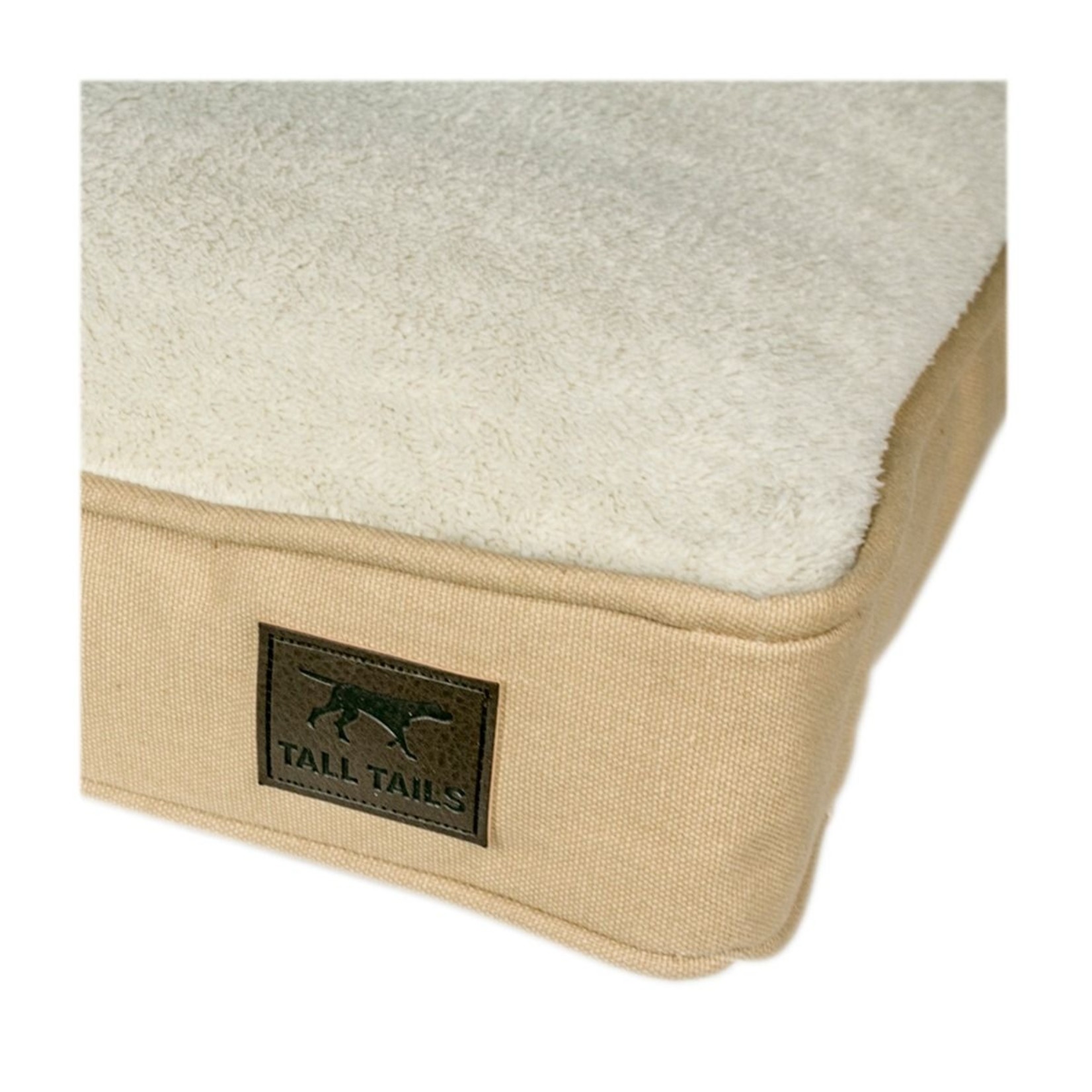 Tall Tails Tall Tails Dream Chaser Khaki Cushion Bed Large