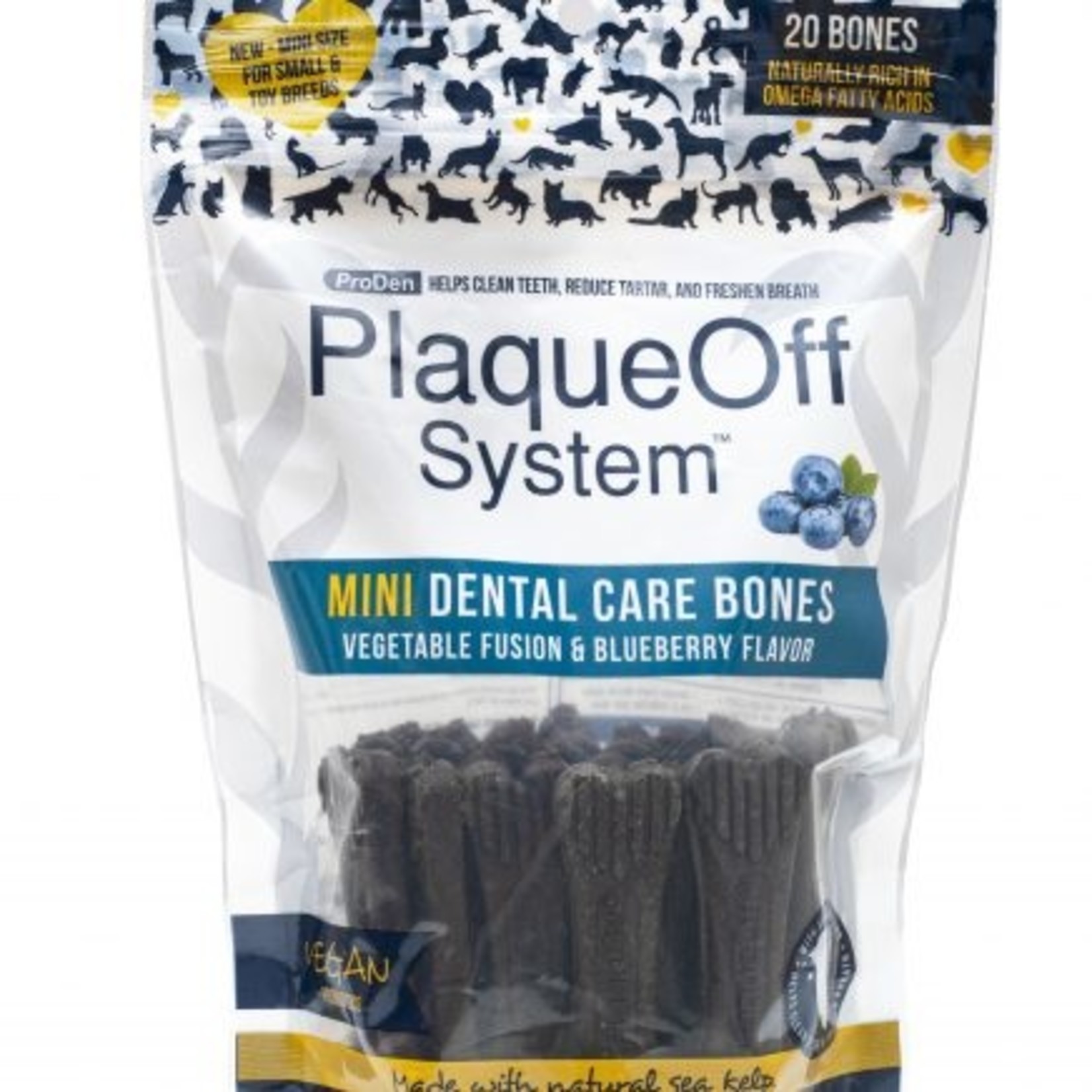 Plaque Off Plaque Off Mini Vegetable and Blueberry 20 bones 12 oz