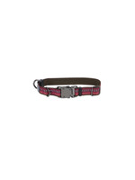 Coastal K9 Explorer® Reflective Adjustable Dog Collar, Berry, 5/8" x 10"-14" Small