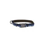Coastal K9 Explorer® Reflective Adjustable Dog Collar, Sapphire, 5/8" x 08"-12" Extra Small