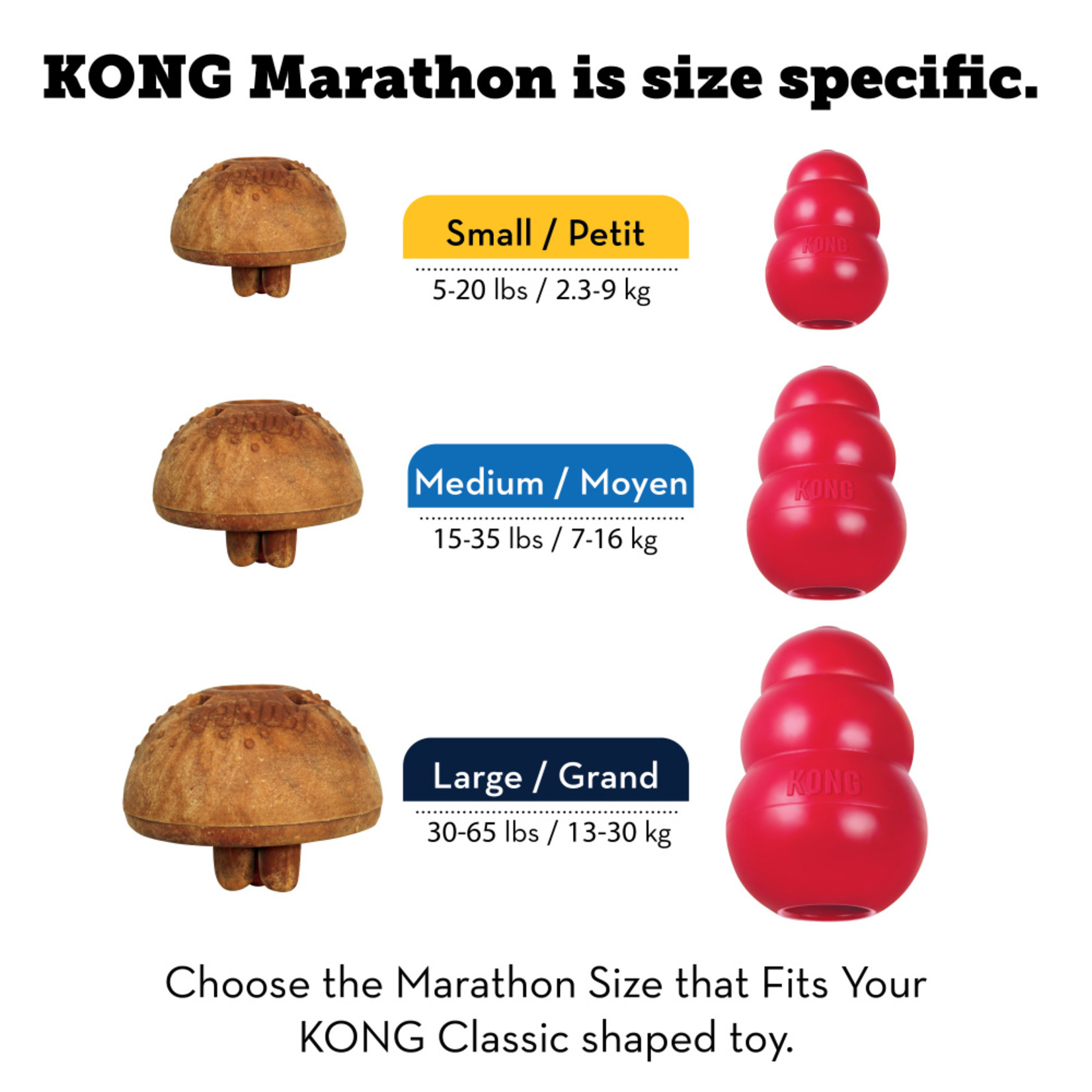 Kong Kong Peanut Butter Marathon Chews Large 2 Pack